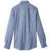 Devon & Jones Men's Navy Crown Collection Stretch Pinpoint Chambray Shirt