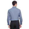 Devon & Jones Men's Navy Crown Collection Stretch Pinpoint Chambray Shirt