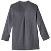 Devon & Jones Women's Black Crown Collection Stretch Pinpoint Chambray 3/4 Sleeve Blouse