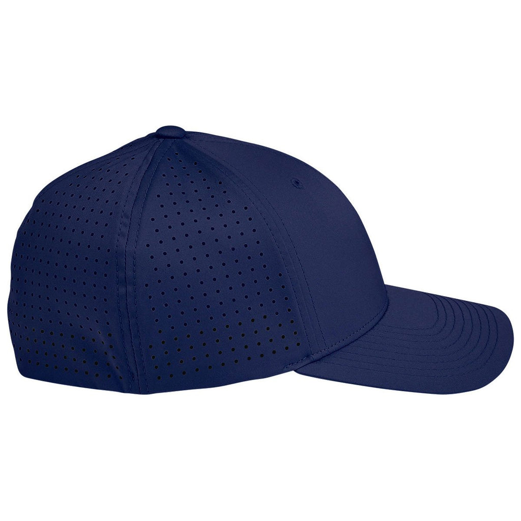 Devon & Jones Navy/Graphite CrownLux Performance Stretch Cap