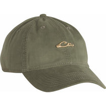 Drake Waterfowl Olive Cotton Twill Logo Cap