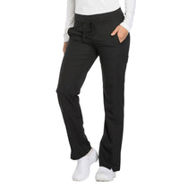 Dickies Women's Black Dynamix Mid Rise Drawstring Pant