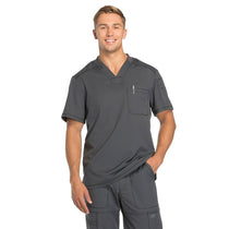 Dickies Men's Pewter Dynamix V-Neck Top