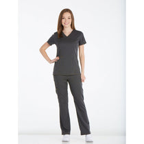 Dickies Women's Pewter Essence Mock Wrap Top