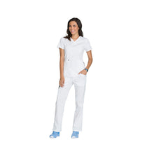 Dickies Women's White Essence Mock Wrap Top