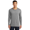 District Men's Grey Frost Perfect Tri Long Sleeve Hoodie