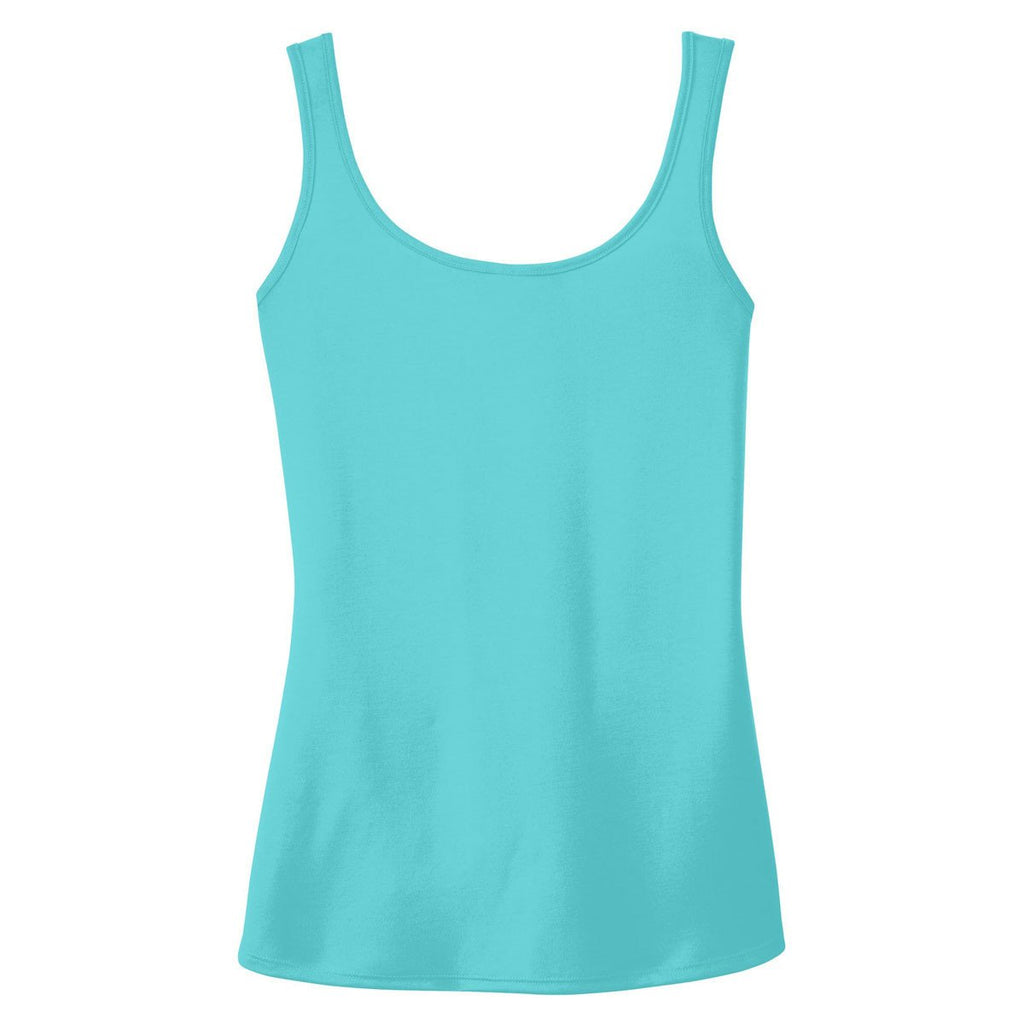 District Women's Aqua Ice Drapey Tank