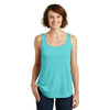 District Women's Aqua Ice Drapey Tank