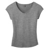 District Women's Heathered Nickel Drapey Cross-Back Tee