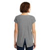 District Women's Heathered Nickel Drapey Cross-Back Tee