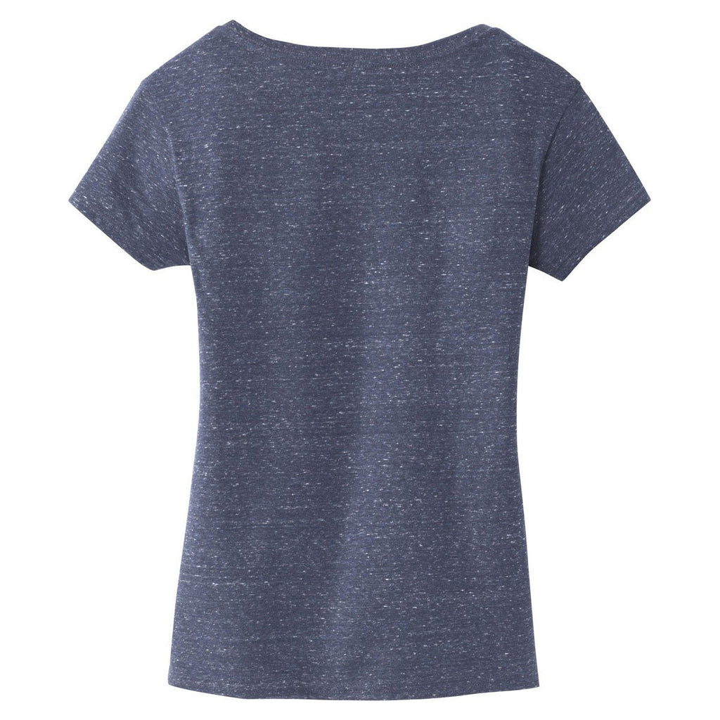 District Women's Navy/Royal Cosmic Cosmic Relaxed V-Neck Tee