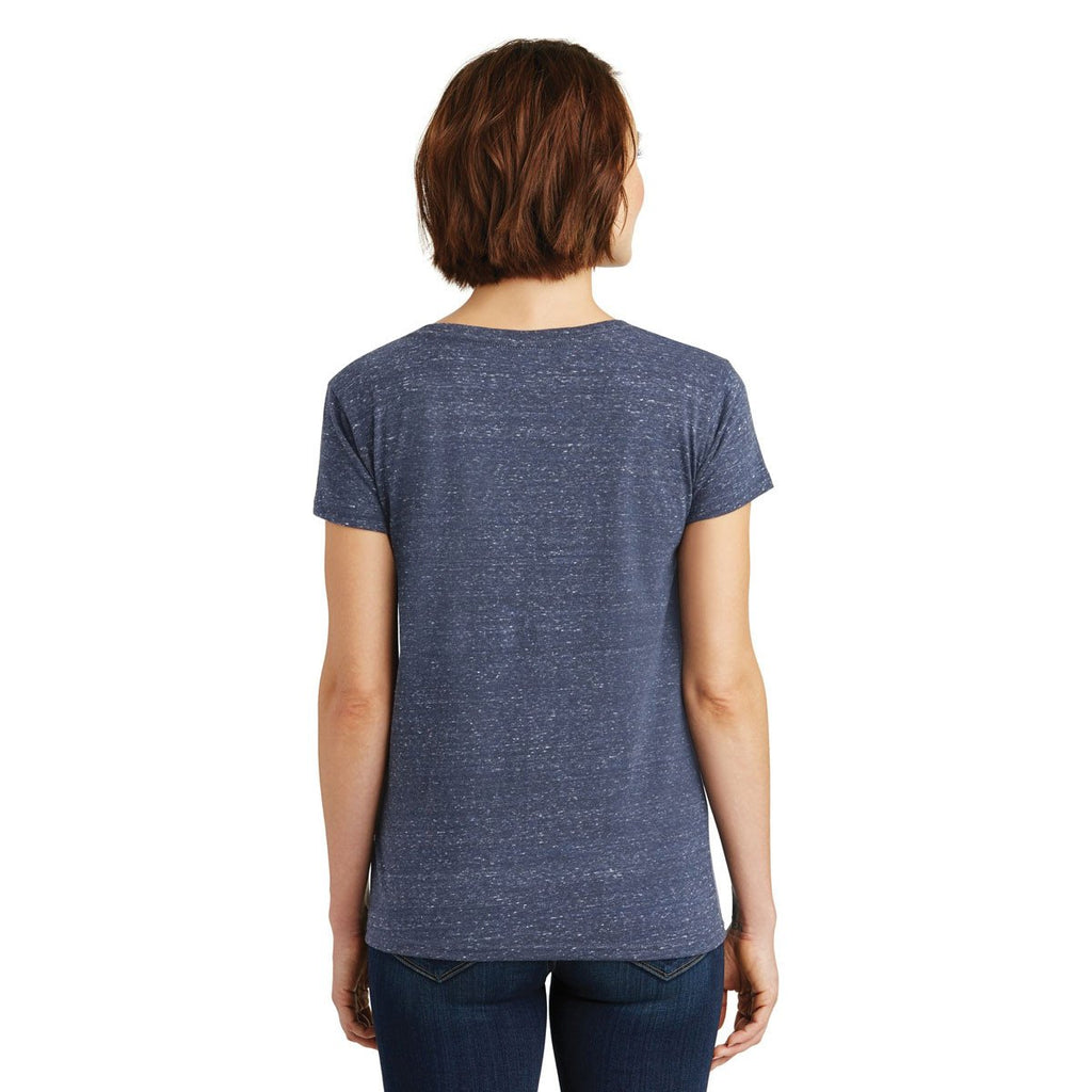 District Women's Navy/Royal Cosmic Cosmic Relaxed V-Neck Tee
