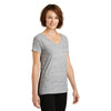 District Women's White/Black Cosmic Cosmic Relaxed V-Neck Tee