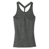 District Women's Black/Grey Cosmic Cosmic Twist Back Tank