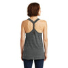 District Women's Black/Grey Cosmic Cosmic Twist Back Tank