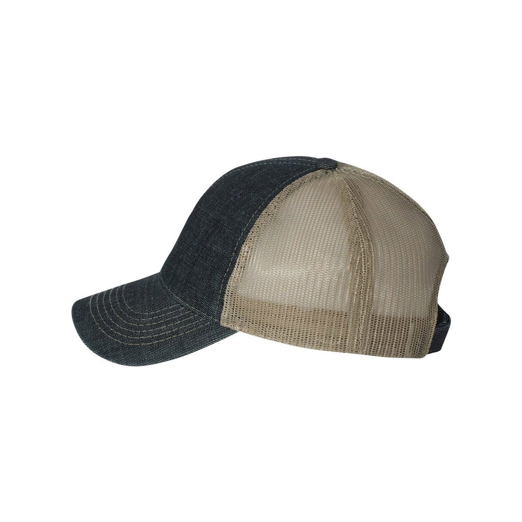 Outdoor Cap Navy/Khaki Denim Mesh Back Cap
