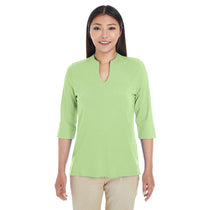 Devon & Jones Women's Lime Perfect Fit Tailored Open Neckline Top