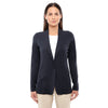 Devon & Jones Women's Black Perfect Fit Shawl Collar Cardigan