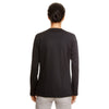 Devon & Jones Women's Black Perfect Fit Draped Open Blazer