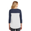 District Women's Deep Royal/Black Rally 3/4-Sleeve Tee