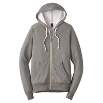 District Men's Grey Frost Perfect Tri French Terry Full-Zip Hoodie