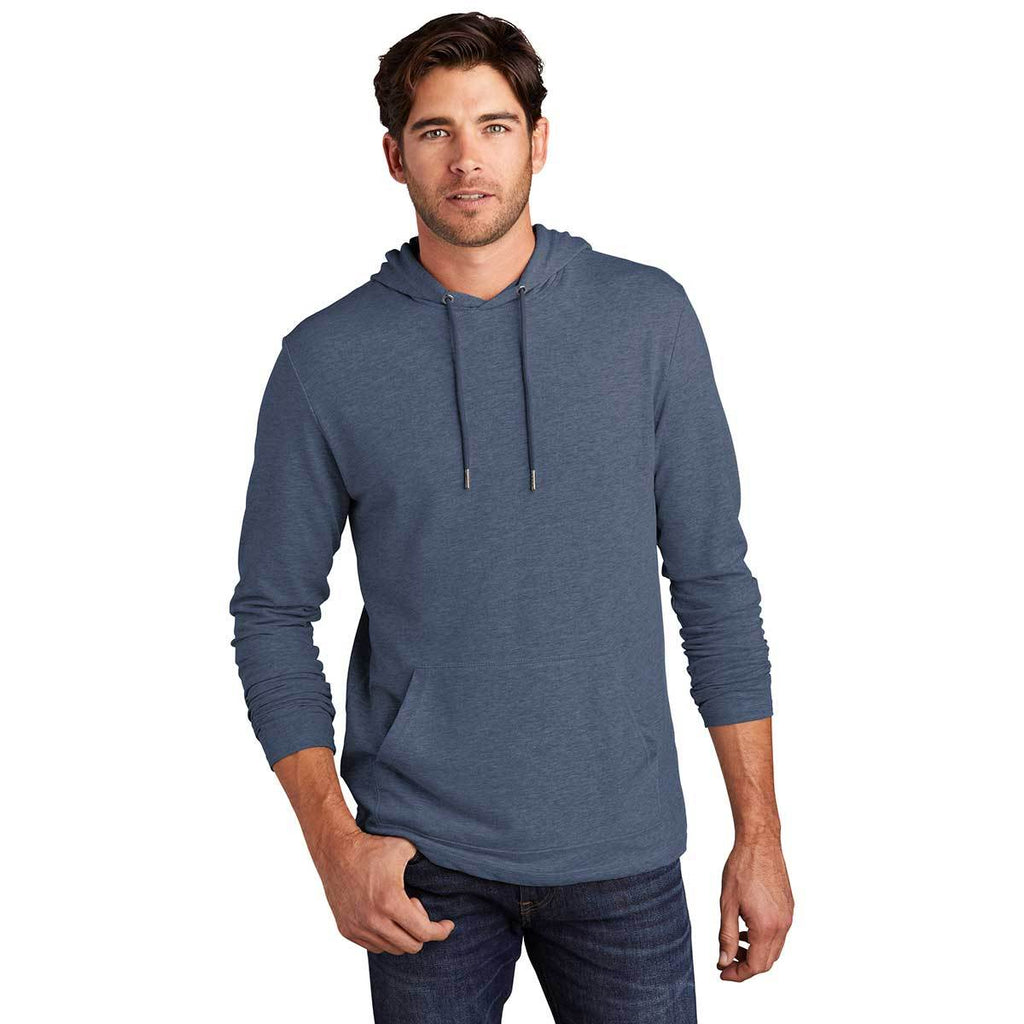 District Men's Washed Indigo Featherweight French Terry Hoodie