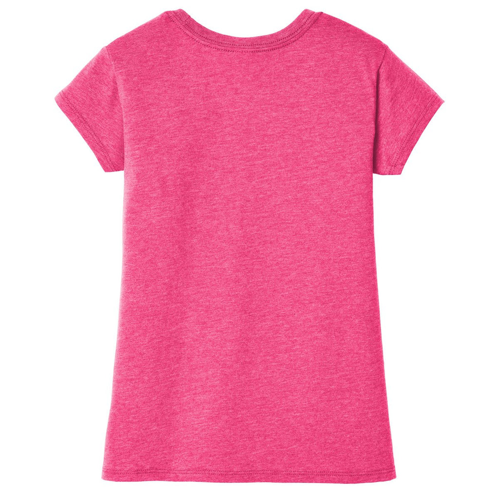 District Girl's Fuchsia Frost Very Important Tee