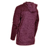 BAW Men's Maroon Dry-Tek Vitnage Hoodie