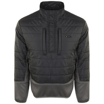 Drake Waterfowl Men's Black/Charcoal Two-Tone Double Down Quarter Zip