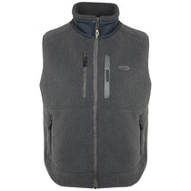 Drake Waterfowl Men's Charcoal/Navy Sherpa Fleece Layering Vest