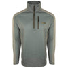 Drake Waterfowl Men's Olive Night/Covert Green Breathlite 2.0 Quarter Zip Pullover
