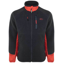 Drake Waterfowl Men's Navy/Red Sherpa Fleece Layering Jacket