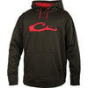 Drake Waterfowl Men's Black/Red Performance Hoodie