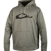 Drake Waterfowl Men's Grey/Black Performance Hoodie