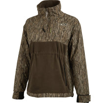 Drake Waterfowl Women's Mossy Oak Bottomland Eqwader Plus Quarter Zip