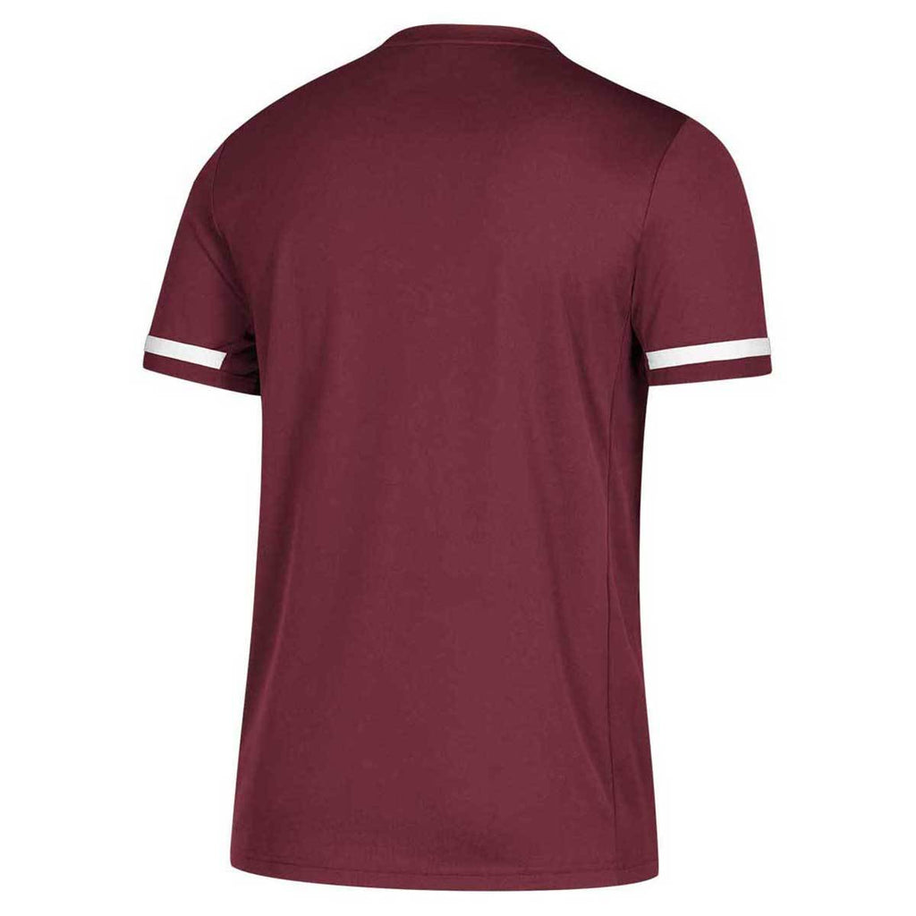 adidas Women's Collegiate Burgundy/White Team 19 Short Sleeve Jersey