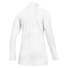 adidas Women's White/Grey Five Game Mode Performance Quarter Zip