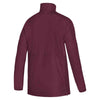adidas Women's Maroon/White Game Mode Long Sleeve Quarter Zip