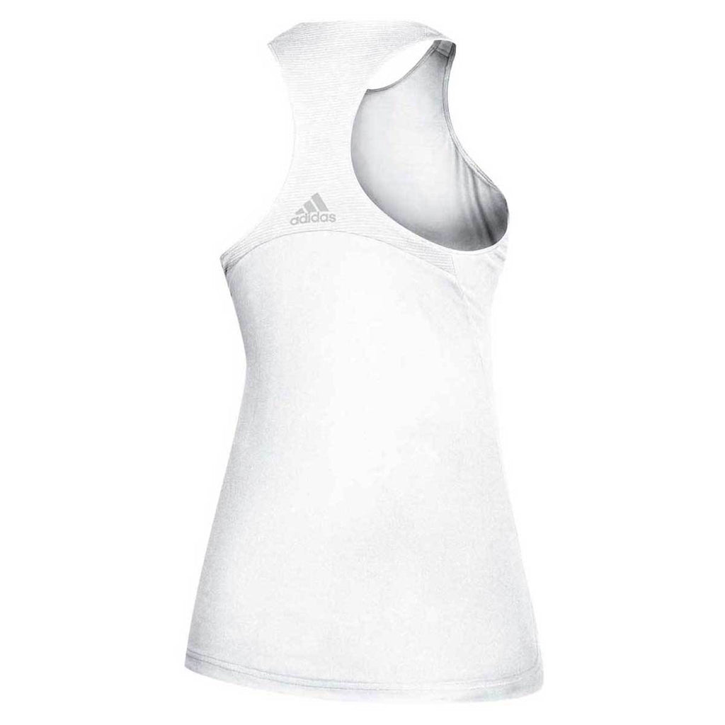 adidas Women's White/Cool Grey Game Mode Training Tank