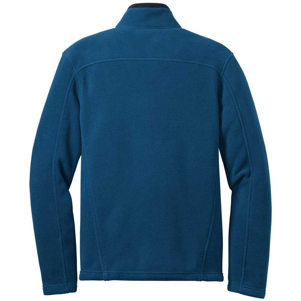 Eddie Bauer Men's Deep Sea Blue Full-Zip Fleece Jacket