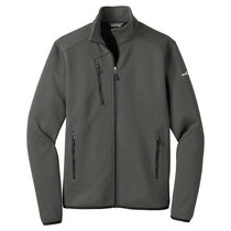 Eddie Bauer Men's Grey Steel Dash Full-Zip Fleece Jacket