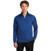 Eddie Bauer Men's Cobalt Blue Smooth Fleece Base Layer Full-Zip