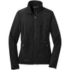 Eddie Bauer Women's Black Shaded Crosshatch Softshell Jacket