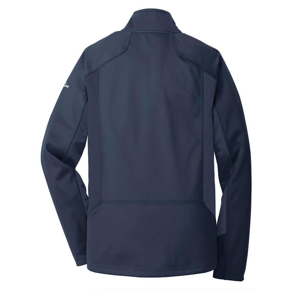 Eddie Bauer Men's River Blue/Black Trail Soft Shell Jacket