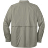 Eddie Bauer Men's Driftwood Beige L/S Fishing Shirt