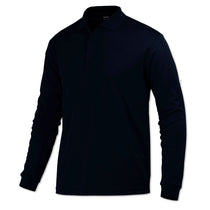 BAW Men's Navy Eco Cool Tek Long Sleeve Polo