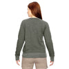 Econscious Women's Military Green Organic/Recycled Heathered Fleece Raglan Pullover