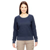 Econscious Women's Water Organic/Recycled Heathered Fleece Raglan Pullover