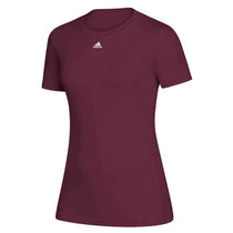 adidas Women's Maroon Creator Short Sleeve Tee