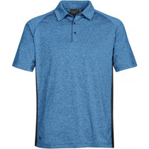 Stormtech Men's Blue Heather/Black Tundra Polo